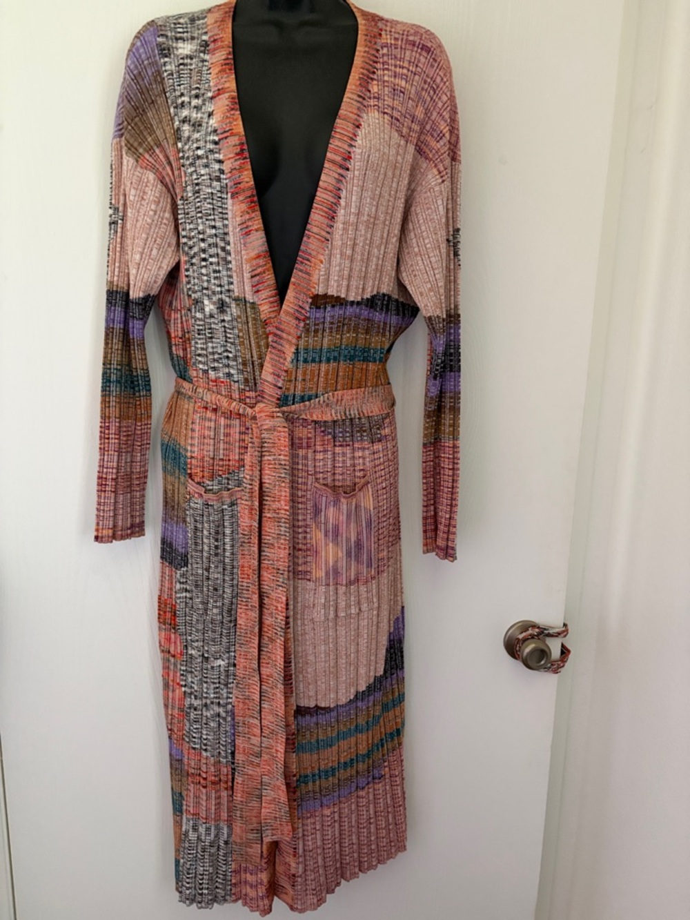 Anthropologie Patchwork Cardigan Sweater